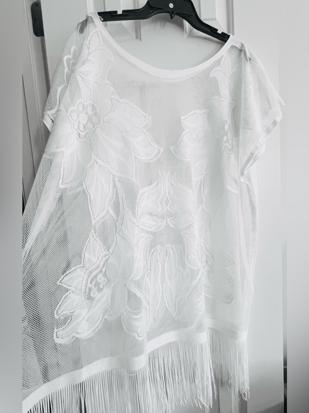 🌹Romantic Lace Tunic with Fringe Detailing